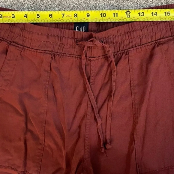 NWT Gap Women's Tencel Jogger Maroon Pull On Everyday Wear Pants - Picture 9 of 15